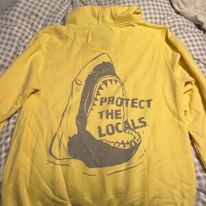 Yellow Graphic Hoodie